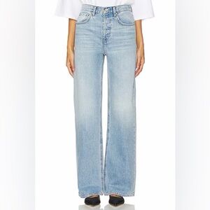 Mother 24 High Waisted Tunnel Vision Sneak Jeans